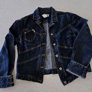 oilily jeans wear jacket vintage